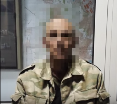 Один из задержанных злоумышленников Один из задержанных злоумышленников