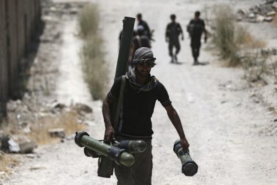 Сирийский повстанец, иллюстрация Сирийский повстанец, иллюстрация