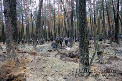 На Ровенщину для борьбы с незаконной добычей янтаря прибыл полк "Днепр-1"