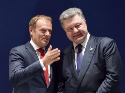 Порошенко договорился с президентом Евросовета о продлении санкций против РФ