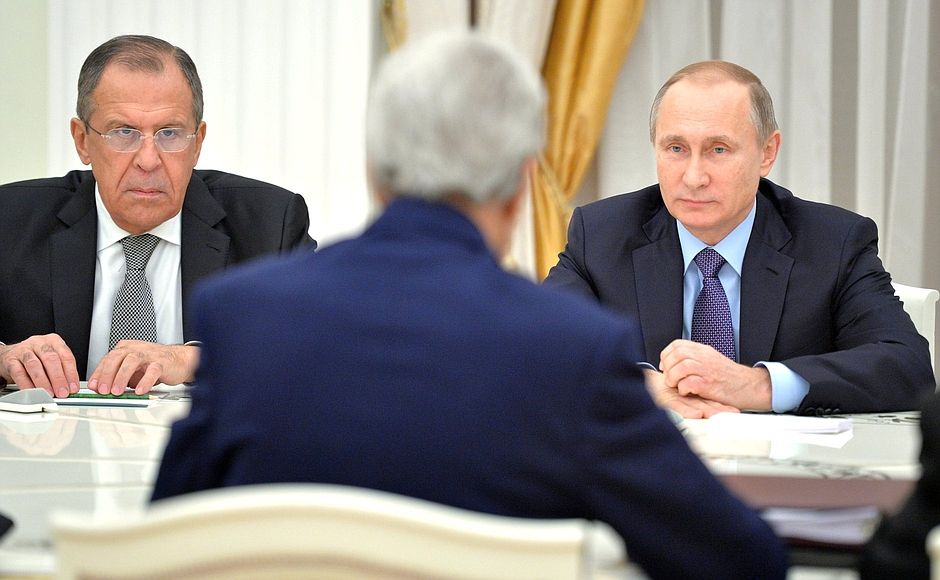 Джон Керри на встрече в Кремле Джон Керри на встрече в Кремле