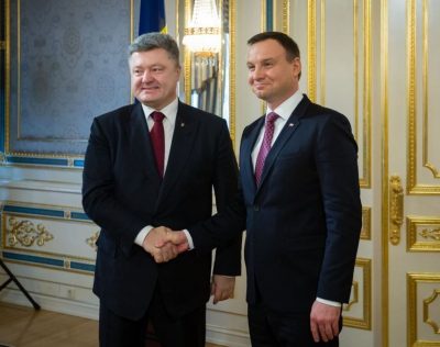 Петр Порошенко и Анджей Дуда