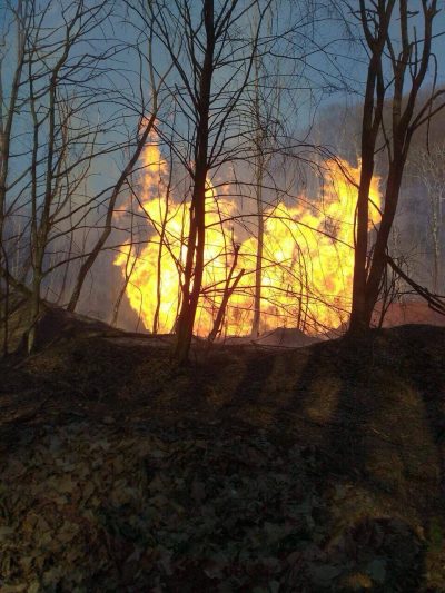 На Закарпатье взорвался газопровод