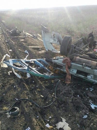 Место взрыва автобуса Место взрыва автобуса