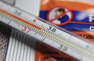 грипп, ОРВИ, градусник