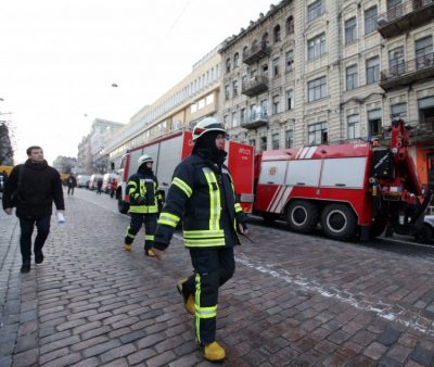 Обвал дома в Киеве, иллюстрация Обвал дома в Киеве, иллюстрация