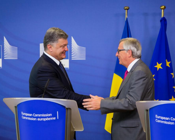 Порошенко,Юнкер Порошенко,Юнкер