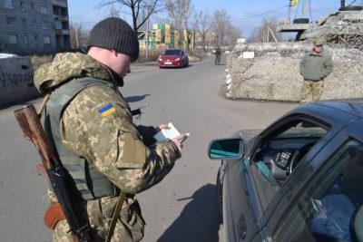 Блокпост сил АТО Блокпост сил АТО