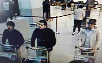 Братья попали в зону обзора камер наблюдения в аэропорту Брюсселя Братья попали в зону обзора камер наблюдения в аэропорту Брюсселя