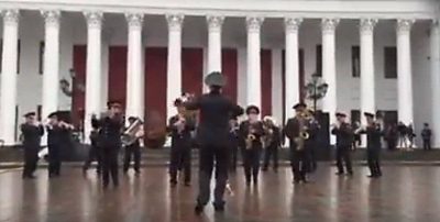 Выступление оркестра НГУ в Одессе Выступление оркестра НГУ в Одессе