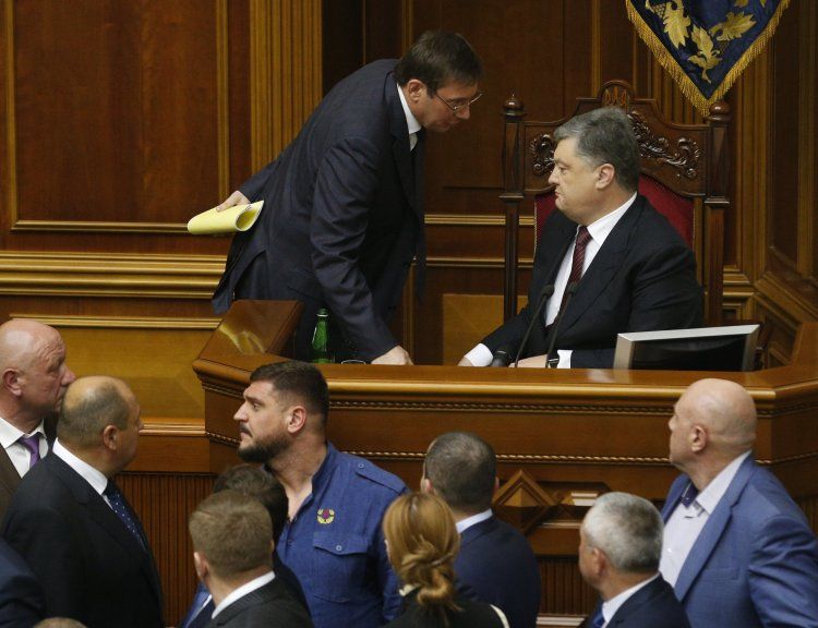 Луценко и Порошенко Луценко и Порошенко