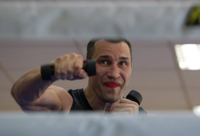 Владимир Кличко,Фьюри,тренировка