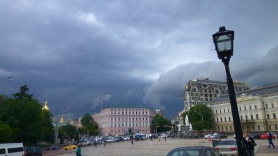 Непогода в Киеве, иллюстрация