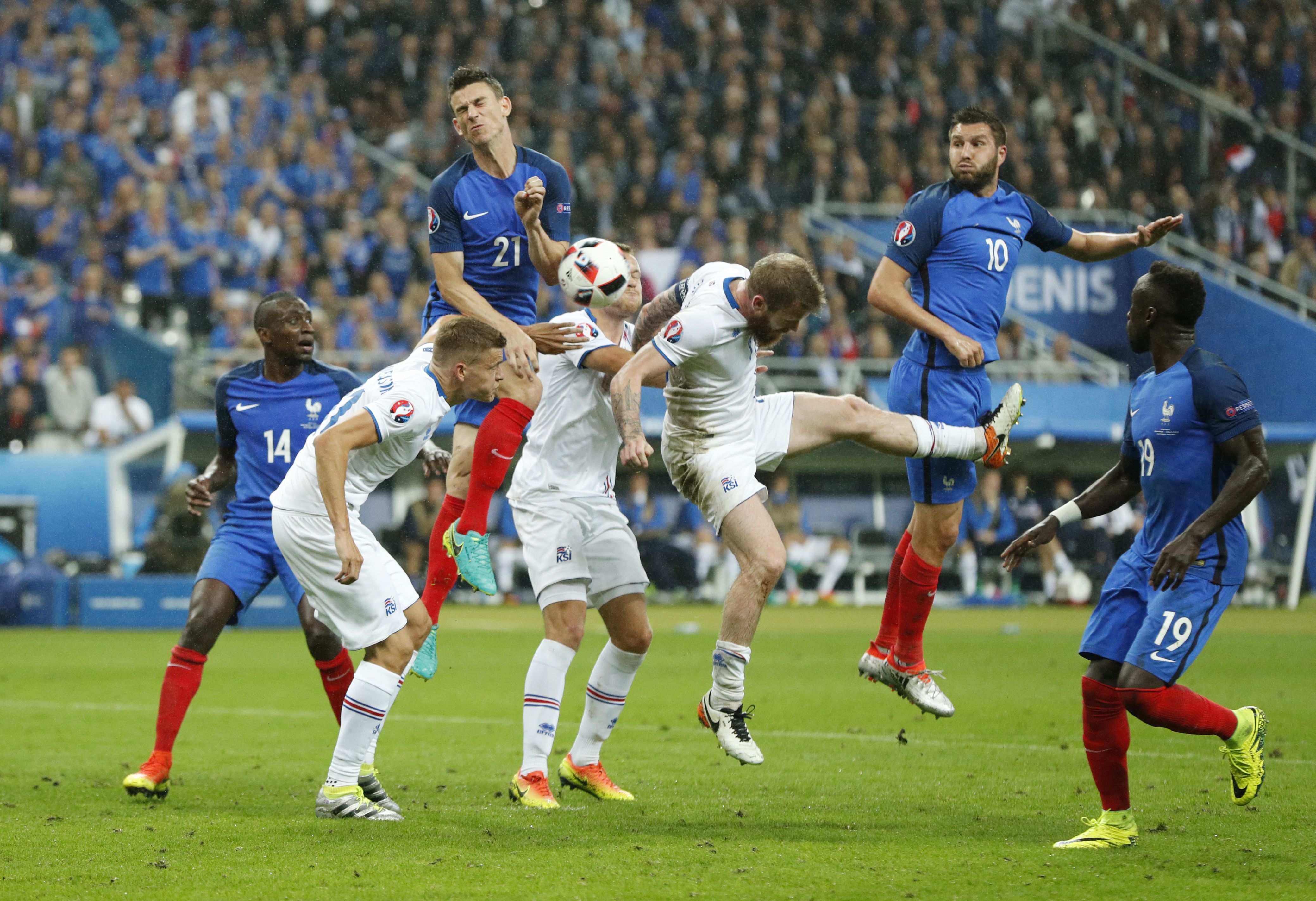 Сборная Франции разгромила исландцев и вышла в полуфинал Евро-2016, опубликованы фото и видео