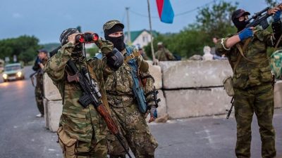 Российские военные на Донбассе, иллюстрация.