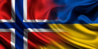 Норвегия, Украина, флаг