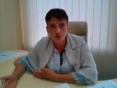 Савченко советует убрать Путина и Порошенко