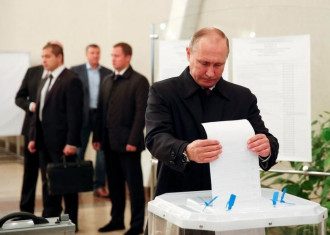 Путин, выборы, голосование