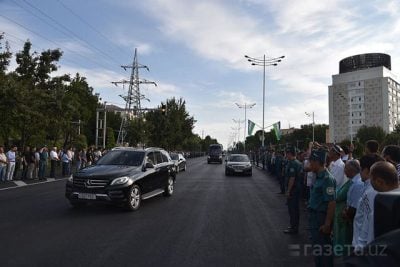 Прощание с Каримовым в Ташкенте
