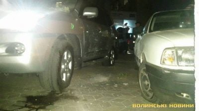 Взрыв в Луцке. Под элитным авто сдетонировала взрывчатка