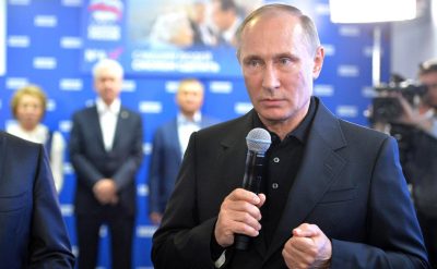 Владимир Путин в предвыборном штабе Единой России Владимир Путин в предвыборном штабе Единой России