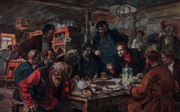 Ну как же революция без водки? Георгий Савицкий. Совещание рабочих перед морозовской стачкой. Ну как же революция без водки? Георгий Савицкий. Совещание рабочих перед морозовской стачкой.