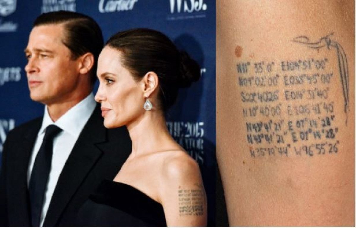 Тату Анджелины Джоли: фото, значение и перевод татуировок