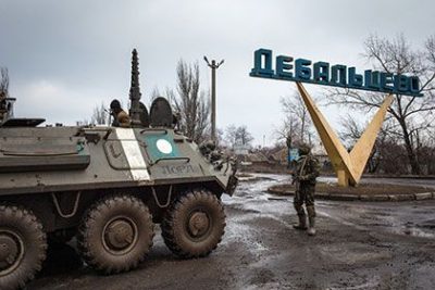 Боевики 7-й бригады в Дебальцево