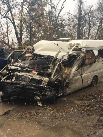 Под Винницей столкнулись автобус и микроавтобус, есть жертва