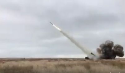Испытания ракетного комплекса "Ольха" Испытания ракетного комплекса "Ольха"