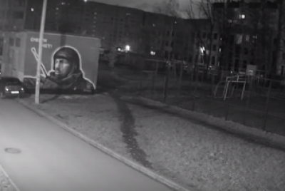 В Питере испортили портрет "Моторолы", опубликовано видео