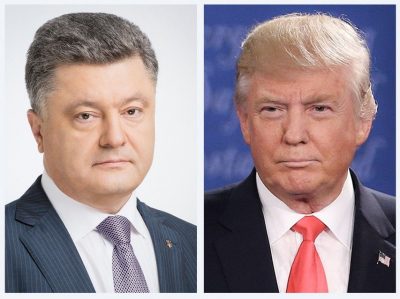 Петр Порошенко и Дональд Трамп Петр Порошенко и Дональд Трамп