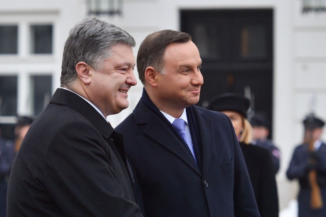Петр Порошенко и Анджей Дуда в Варшаве Петр Порошенко и Анджей Дуда в Варшаве