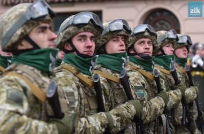 Украинские военные, иллюстрация Украинские военные, иллюстрация
