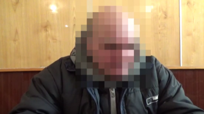 Один из задержанных злоумышленников Один из задержанных злоумышленников