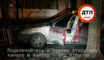 Авто, в котором ехали неизвестые