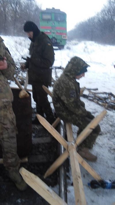Блокада, ж/д на Луганщине. Блокада, ж/д на Луганщине.