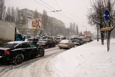 В Украину идут сильное похолодание и снегопады, въезд фур в Киев снова ограничили