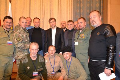 Сурков среди боевиков и нацистов РФ