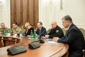 Порошенко, СНБО