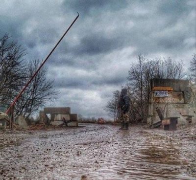 весна, Донбасс, блокпост, военный, АТО