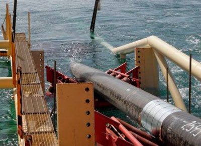 Газопровод, прокладка, море