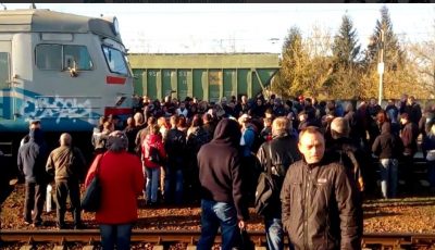 Протест на Киевщине. Движение поездов востановлено, опубликованы фото и видео