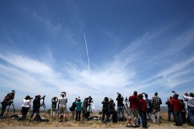 Американская противоракета перехватила в космосе учебную боеголовку МБР Американская противоракета перехватила в космосе учебную боеголовку МБР