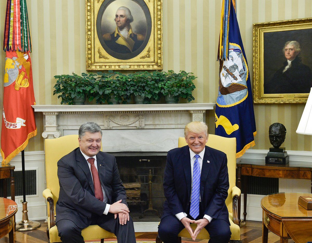 Петр Порошенко и Дональд Трамп Петр Порошенко и Дональд Трамп