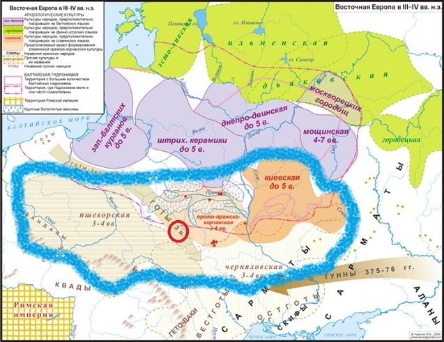 Слов’янські археологічні культури III-IV ст. н.е. за даними науки Слов’янські археологічні культури III-IV ст. н.е. за даними науки
