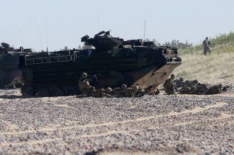 Военные учения НАТО в Латвии