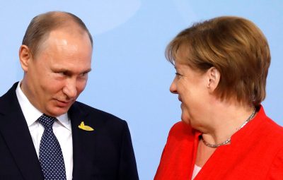 Ангела Меркель, Влаlимир Путин.