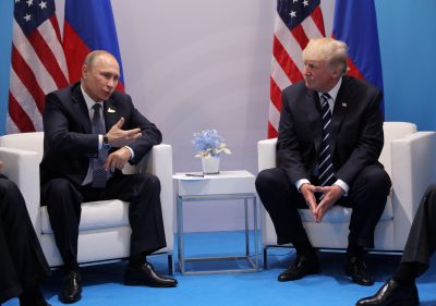 Владимир Путин и Дональд Трамп Владимир Путин и Дональд Трамп