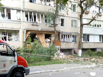 В многоэтажке Киева прогремел взрыв В многоэтажке Киева прогремел взрыв